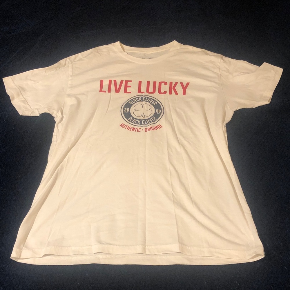 Black Clover White Graphic Tee